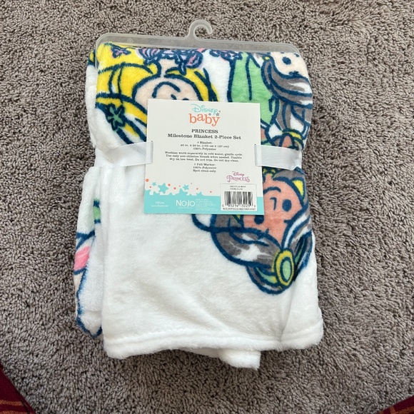 Plush Disney Princess Milestone Blanket - Picture 2 of 4